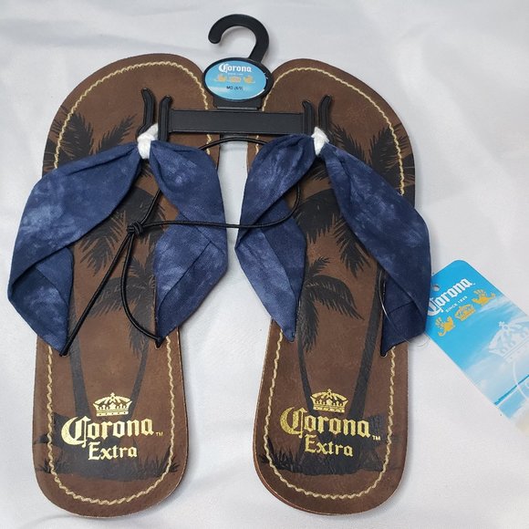 NEW Corona Extra Size MD (8-9) Sandals Flip Flops - Picture 1 of 6